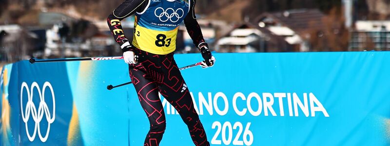 Die deutschen Langläufer um Florian Notz konnten nicht in den Kampf um Edelmetall eingreifen. - Foto: Daniel Karmann/dpa