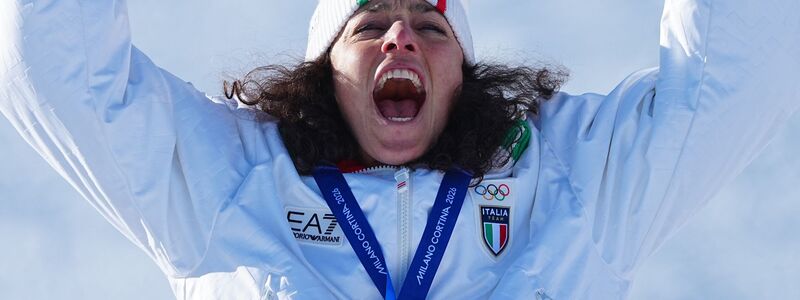 Wieder Gold: Federica Brignone erlebt ein olympisches Ski-Märchen. - Foto: Michael Kappeler/dpa