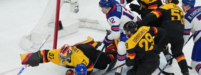 Grubauer-Vertreter Maximilian Franzreb konnte die Niederlage auch nicht verhindern - Foto: Carolyn Kaster/AP/dpa