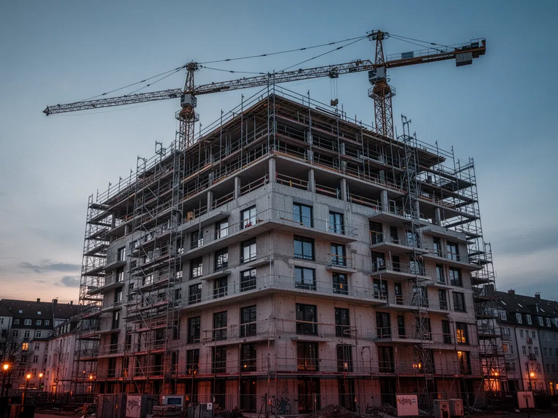 Wohnungsmarkt: Neubau fällt 2026 auf nur 215.000 Wohnungen - Foto: über boerse-global.de