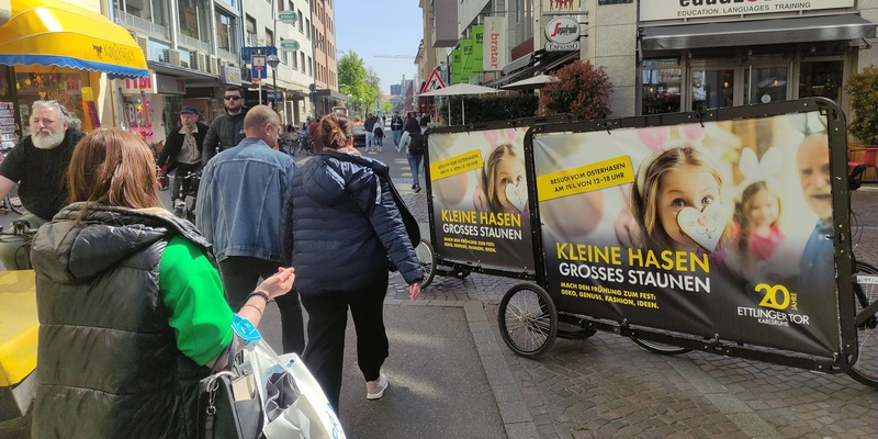 Werbefahrräder von DYBILL: Wie Shoppingcenter ihr Marketing und ihre Aktionstage aufs nächste Level heben - Foto: presseportal.de