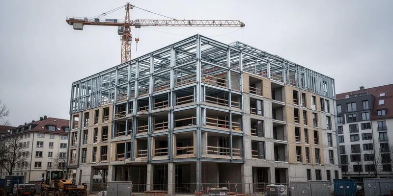 Wohnungsbau: ZIA-Prognose zeigt dramatischen Einbruch auf 215.000 Wohnungen - Foto: über boerse-global.de