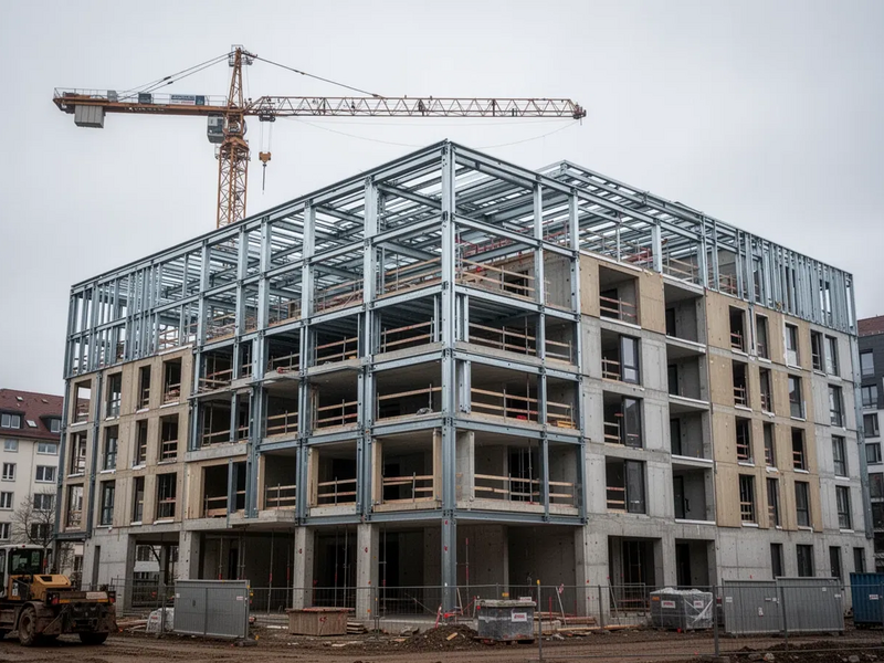 Wohnungsbau: ZIA-Prognose zeigt dramatischen Einbruch auf 215.000 Wohnungen - Foto: über boerse-global.de