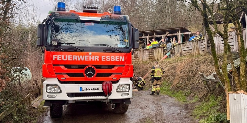 FW-E: Gestürztes Pferd in Kupferdreh - Tierärztin muss Pferd einschläfern - Foto: presseportal.de