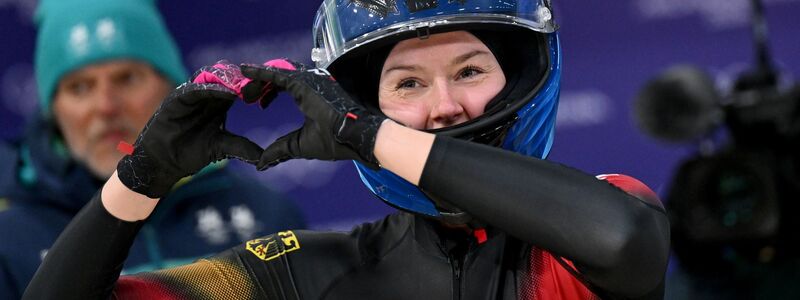 Laura Nolte stand im Monobob als Führende im letzten Lauf unter Druck. - Foto: Robert Michael/dpa