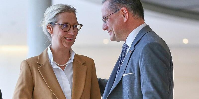 Alice Weidel und Tino Chrupalla (Archiv) - Foto: via dts Nachrichtenagentur