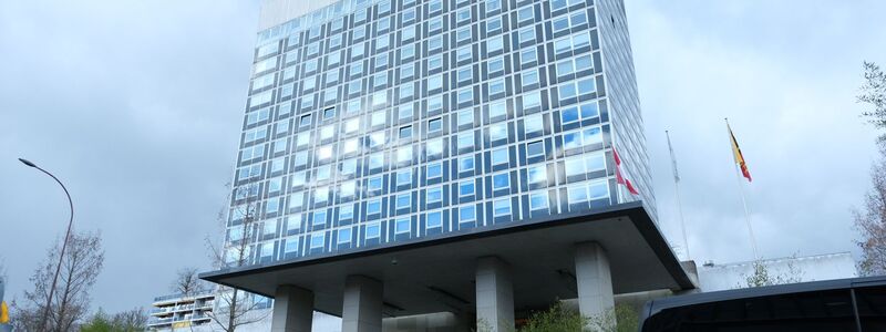 Die Verhandlungen finden in einem Genfer Hotel statt.  - Foto: Ma Ruxuan/XinHua/dpa