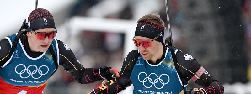 Justus Strelow (l) schickt David Zobel (r) ins Rennen. - Foto: Hendrik Schmidt/dpa