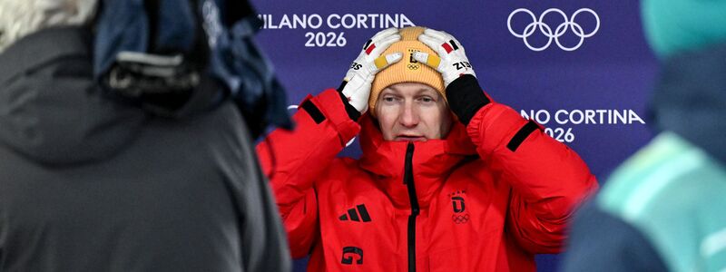 Francesco Friedrich haderte im Zweierbob hinsichtlich Material und Fahrlinie. - Foto: Robert Michael/dpa