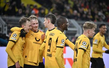 Borussia Dortmund darf auf den Einzug ins Achtelfinale der Champions League hoffen. - Foto: Bernd Thissen/dpa
