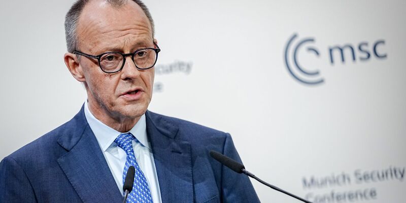 Der Kanzler mit seiner Rede in München erheblich dazu beigetragen, dass nun intensiv über eine europäische nukleare Abschreckung diskutiert wird.  - Foto: Kay Nietfeld/dpa