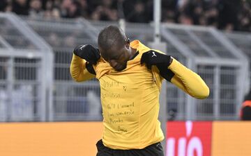 Überraschte mit einer traurigen Botschaft: Serhou Guirassy.  - Foto: Bernd Thissen/dpa