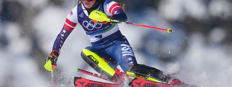 Holte ihr zweites Olympia-Gold im Slalom: Mikaela Shiffrin. - Foto: Michael Kappeler/dpa