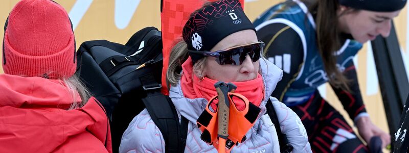 Weinte wieder bittere Tränen: Franziska Preuß. - Foto: Hendrik Schmidt/dpa