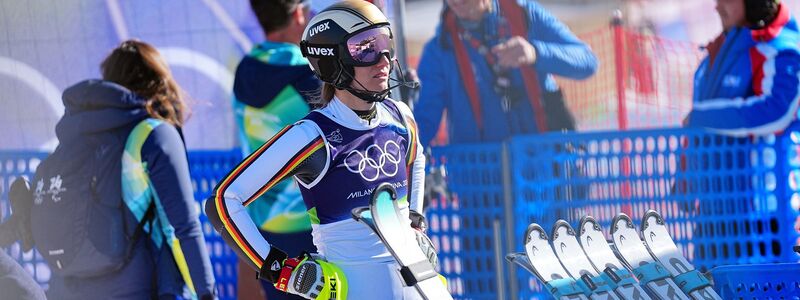 Medaillen-Traum geplatzt: Lena Dürr war sichtlich enttäuscht. - Foto: Michael Kappeler/dpa