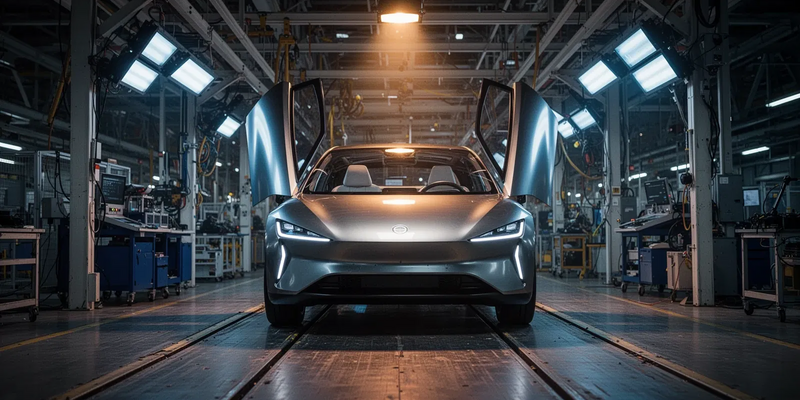 Tesla Cybercab: Erster fahrerloser Roboter-Taxi-Roller rollt vom Band - Foto: über boerse-global.de