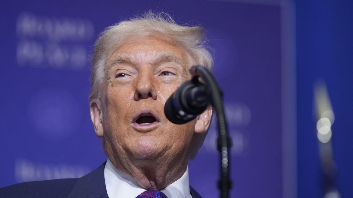 «Sie dürfen keine Atomwaffe haben», sagt US-Präsident Trump über den Iran. - Foto: Mark Schiefelbein/AP/dpa