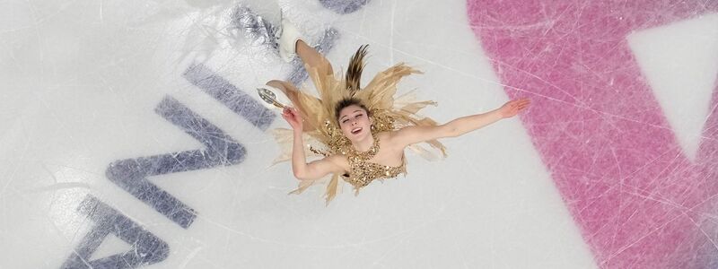  Alysa Liu läuft zu Gold. - Foto: Christophe Ena/AP/dpa