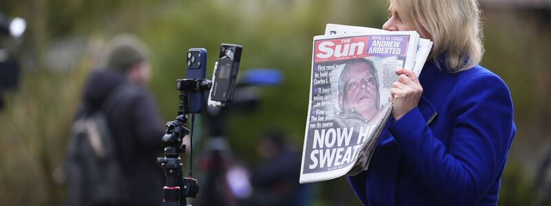 Die Festnahme des Ex-Prinzen sorgt für Aufregung. - Foto: Jordan Pettitt/PA Wire/dpa