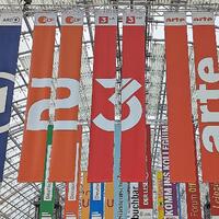 Logos von ARD, ZDF, 3Sat, Arte (Archiv) - Foto: via dts Nachrichtenagentur