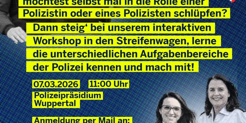 POL-ME: Komm ins Team 110! - Einladung zum interaktiven Workshop - 2602081 - Foto: presseportal.de