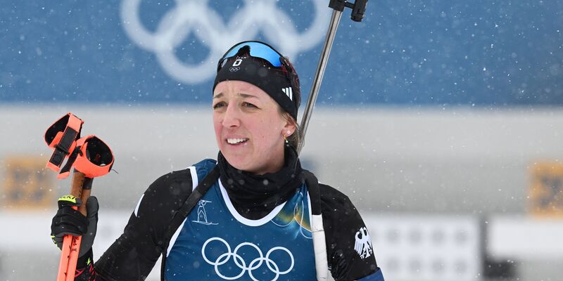 Blieb auch im letzten Rennen ihrer Karriere ohne Olympia-Einzelmedaille: Franziska Preuß - Foto: Hendrik Schmidt/dpa