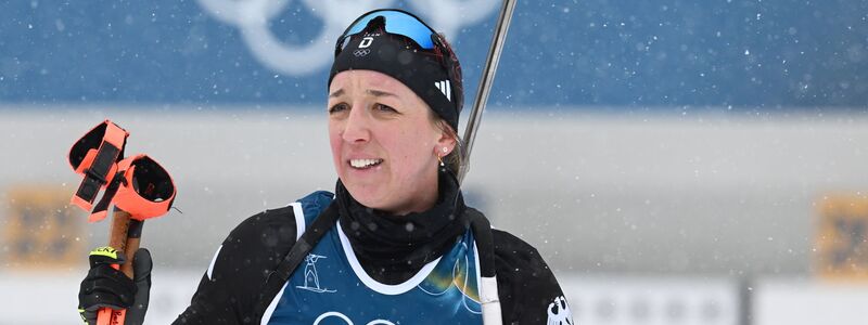 Blieb auch in ihrem letzten Rennen ohne Olympia-Einzelmedaille: Franziska Preuß - Foto: Hendrik Schmidt/dpa