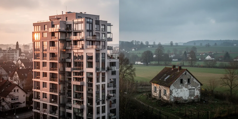 Demografie spaltet Deutschlands Immobilienmarkt - Foto: über boerse-global.de