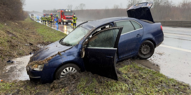 FW Königswinter: Zwei Unfälle auf der Autobahn A3 - mehrere Verletzte - Foto: presseportal.de