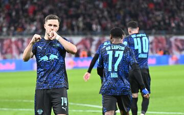 Christoph Baumgartner jubelt nach seinem ersten Tor. - Foto: David Hammersen/dpa