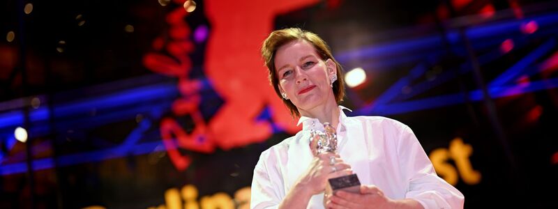 Gewann ihren zweiten Silbernen Bären: Sandra Hüller. - Foto: Sebastian Christoph Gollnow/dpa