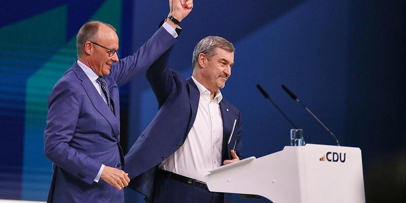 Friedrich Merz und Markus Söder am 21.02.2026 - Foto: via dts Nachrichtenagentur