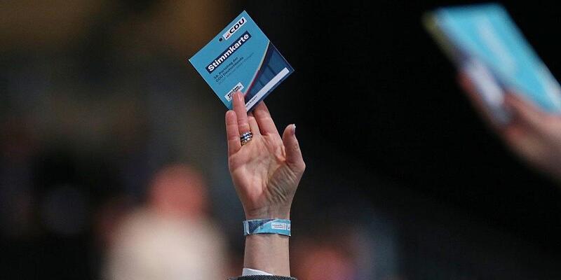 Abstimmung auf CDU-Parteitag am 20.02.2026 - Foto: via dts Nachrichtenagentur