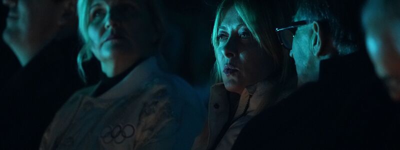 Italiens Ministerpräsidentin Giorgia Meloni und IOC-Präsidentin Kirsty Coventry - Foto: Natacha Pisarenko/AP/dpa