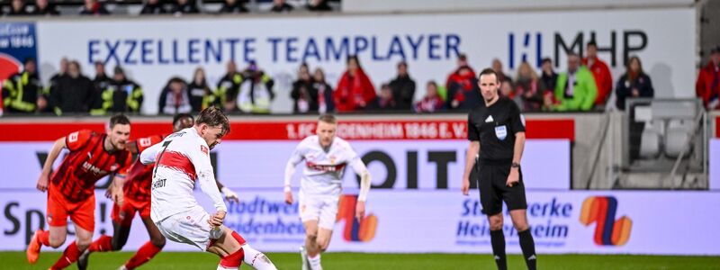 Maximilian Mittelstädt blieb vom Elfmeterpunkt eiskalt. - Foto: Harry Langer/dpa