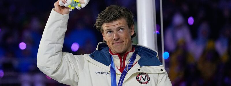 Der norwegische Langläufer Johannes Hoesflot Klaebo war der erfolgreichste Athlet der Winterspiele. - Foto: Natacha Pisarenko/AP/dpa
