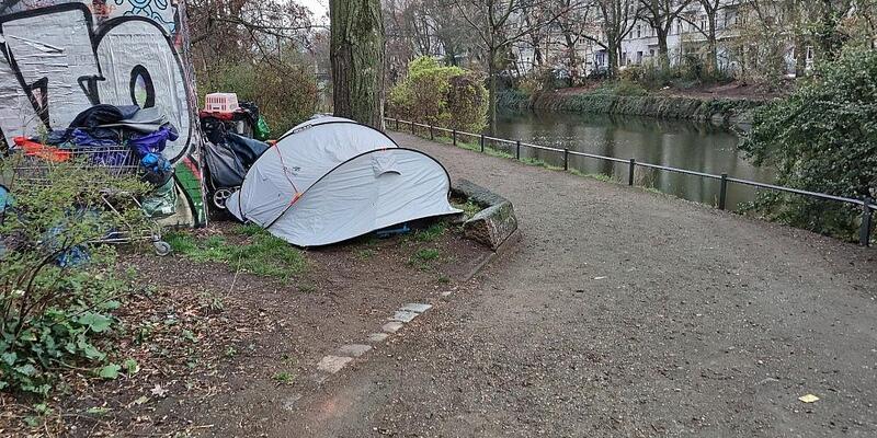 Obdachlose kampieren (Archiv) - Foto: via dts Nachrichtenagentur