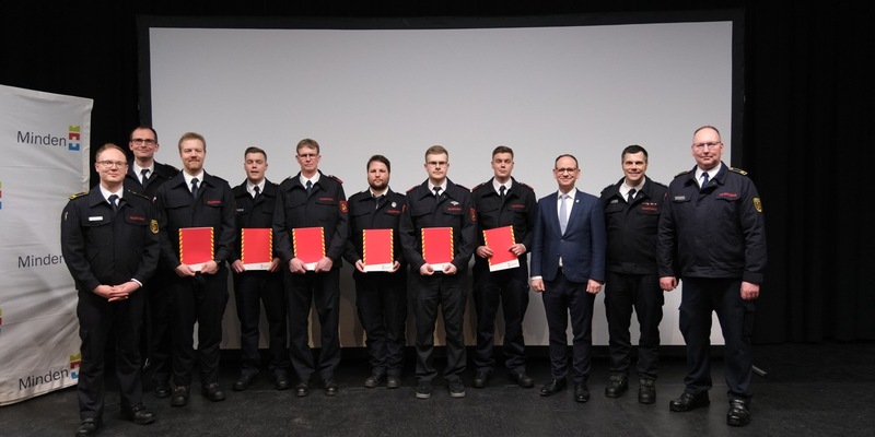 FW Minden: 986 Einsätze im Jahr 2025 - Feuerwehr Minden zieht Bilanz Jahresdienstversammlung am 20. Februar 2026 im Besselgymnasium - Foto: presseportal.de