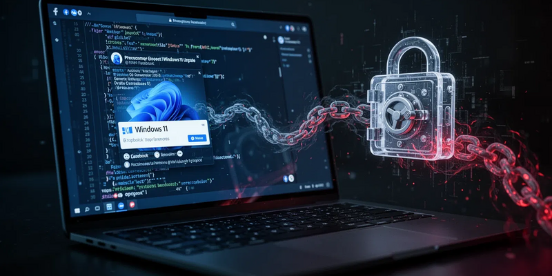 Facebook-Werbung lockt mit Windows 11 in Spionage-Falle - Foto: über boerse-global.de