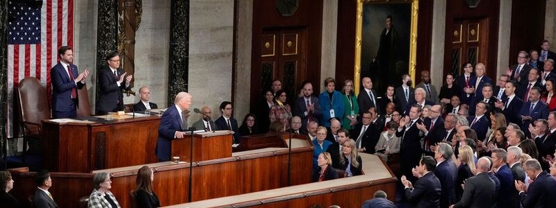 Trump wird in einem vollen Saal seine Rede zur Lage der Nation halten. (Archivfoto) - Foto: Alex Brandon/AP/dpa