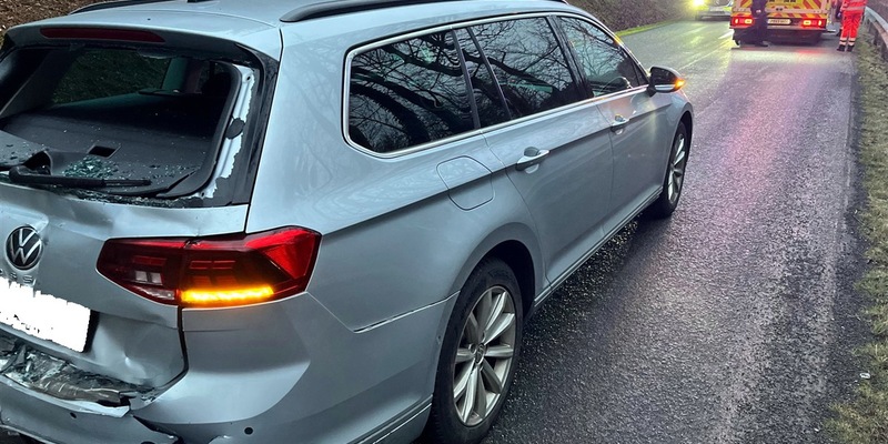 POL-GM: Auffahrunfall auf der Leppestraße - Foto: presseportal.de