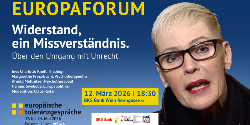 Europaforum mit Ines Charlotte Knoll - Foto: Denk.Raum.Fresach über pressetext.de