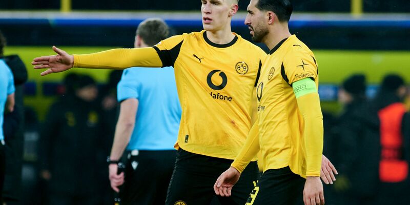 Die Abwehrbosse Nico Schlotterbeck und Emre Can absolvierten gemeinsam das Abschlusstraining. (Archivbild) - Foto: Bernd Thissen/dpa