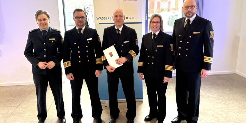 PP-ELT: Abschied und Neubeginn im südlichen Bereich der Wasserschutzpolizei Rheinland-Pfalz - Foto: presseportal.de