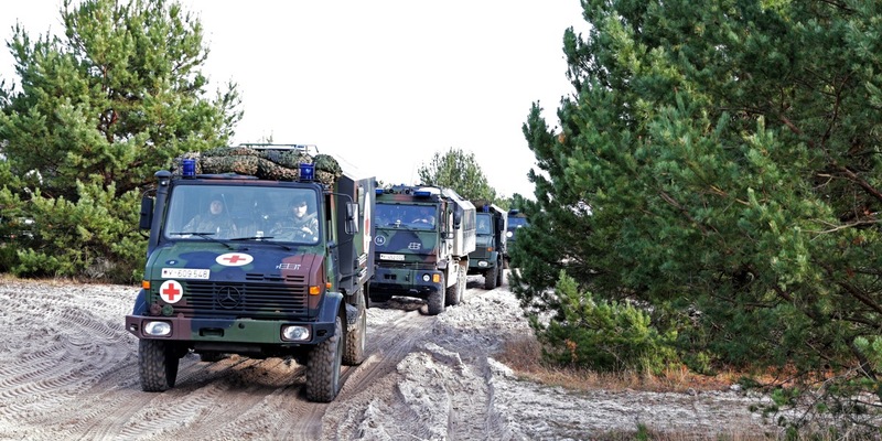 MEDIC GUARDIAN 2026 - Militärkonvoi in Deutschland - Foto: presseportal.de