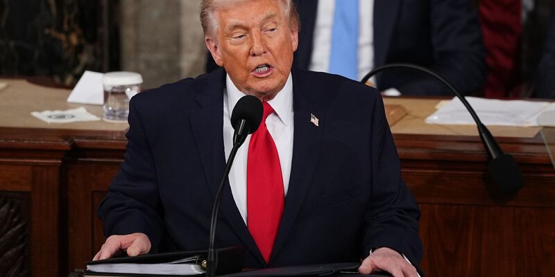 Die USA hätten jetzt die mit Abstand sichersten Grenzen in der Geschichte Amerikas - sagt Trump. - Foto: Matt Rourke/AP/dpa