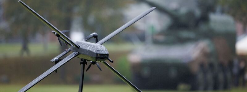 Drohnenwaffe HX-2 von Helsing - Foto: Friso Gentsch/dpa