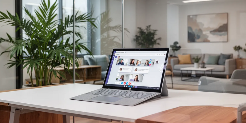 Microsoft treibt hybride Arbeit mit KI-Updates für Teams und Surface voran - Foto: über boerse-global.de