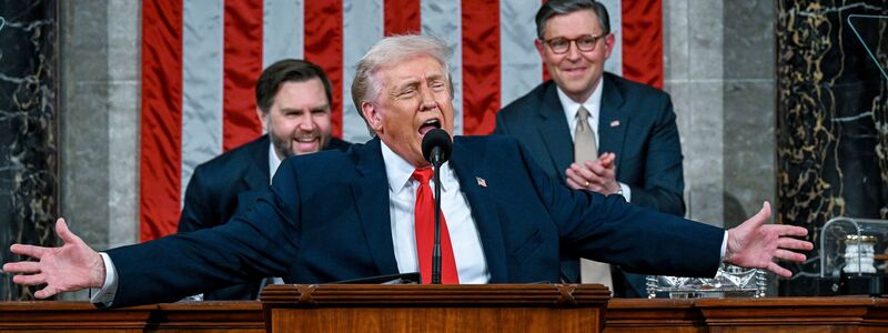 Was stimmt, was nicht? Trumps Rede im Faktencheck. - Foto: Kenny Holston/Pool The New York Times/AP/dpa