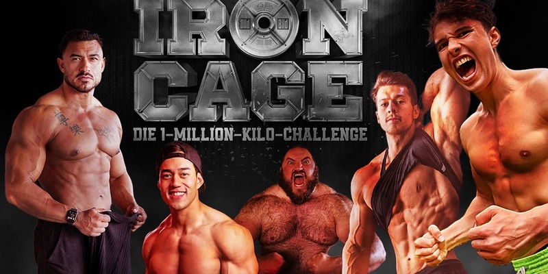 IRON CAGE - Die 1-Million-Kilo-Challenge live bei BILD.de / Neues Fitness-Format startet am 11. März 2026 / Vier Kraft-Stars. Ein Käfig. Eine Million Kilo. 72 Stunden live. - Foto: presseportal.de